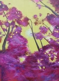 Humbertine CHALMIN - Cîmes . 73x100cm VENDU