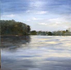 Humbertine CHALMIN - Lumière de Loire 100x100
