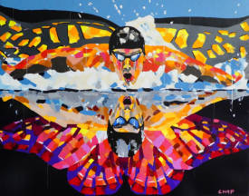 Christophe Heymann - CHAP - Butterfly 100 x 81 cm CHAP avril 2019 Christophe Heymann Artiste Peintre 2.JPG