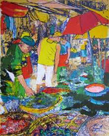 Gilles CHAPEL - le marché aux épices1(92 x 73 cm).jpg