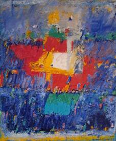 Jean Marc CHAPELET - Abstracion Lyrifique n°137: Ligne de traversée