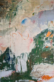 Pascale CHARRIER-ROYER - Lianes,  146x97cm, huile sur toile