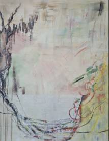 Pascale CHARRIER-ROYER - "Traversée", huile sur toile, 146x114cm
