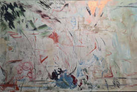 Pascale CHARRIER-ROYER - En mouvement, 80x130cm, huile sur toile