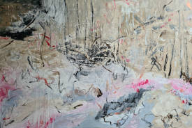 Pascale CHARRIER-ROYER - Metamorphose, 96x146cm, huile sur toile, vendue