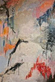 Pascale CHARRIER-ROYER - Toujours plus haut, 146x97cm, huile sur toile