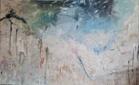 Pascale CHARRIER-ROYER - Evanescence 89x146cm, huile sur toile