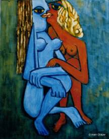 Alain CHAYER - 083 LES DEUX AMIES.jpg