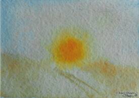 Alain CHAYER - 006 SOLEIL COUCHANT SUR LES DUNES.jpg