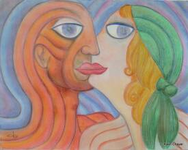 Alain CHAYER - 085 FLIRT, LE BAISER.jpg