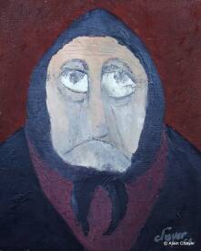 Alain CHAYER - 193 GRAND_MERE ANNA 1966 -27 X 22 huile.jpg