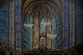 Liliya CHEREDNICHENKO - 15.2012 Vitraux.ParisSaintChapelle.AcriliqueCiré 60x90cm.Paris.jpg