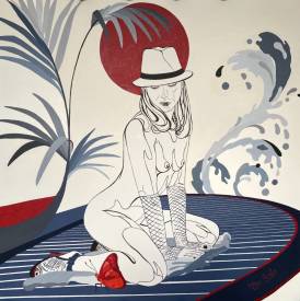  ChrisAlys - KAMAZONIA+Chrisalys+huile+toile+artiste+peinture+referencement+google+gratuit+vert+rouge+galerie+musee+cadre.jpeg
