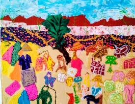 Claudie Savelli - Claudio - La brocante à Aigues-Mortes