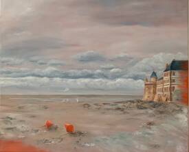 Claudine COMMUNAY - Le Ciel du Mont St Michel.jpg