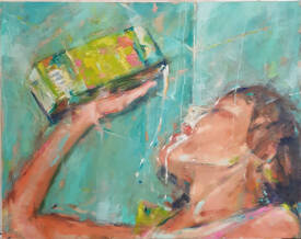 Isabelle COTILLARD - Rafraichissement!!huile90X73cm.jpg