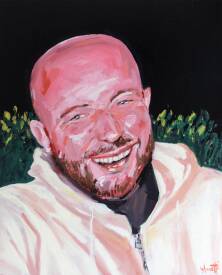 Sébastien COUËFFIC - David's laughter. Oil 33 x 41 cm 2025 2.jpg