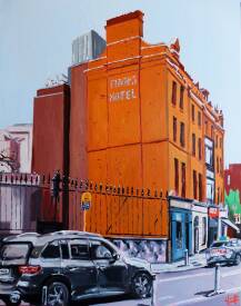 Sébastien COUËFFIC - the echoes of Ulysses, Finn's Hotel oil 73 x 93 cm 2025 2.jpg