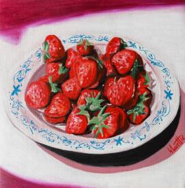 Sébastien COUËFFIC - red on porcelain oil 36 x 36 cm 2025 2.jpg