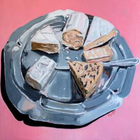 Sébastien COUËFFIC - the cheese board oil 80 x 80 cm 2025 2.jpg