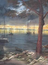 Fabienne CREUZEAU - NUIT A LA SEYNE SUR MER