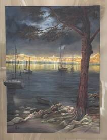 Fabienne CREUZEAU - NUIT A LA SEYNE SUR MER