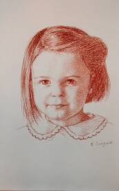 Élisabeth CUEGNIET - Portrait sanguine