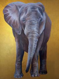 Marguerite de GEUSER - Eléphant en pied
