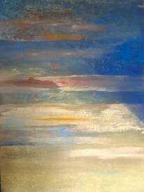 Valérie de LAUBRIERE - sans titre 85X130cm liant,pigment sur toile 2025