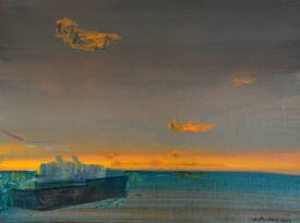 Bertrand de MIOLLIS - Percer la nuit, 61cm x 46 cm,  huile sur toile, 2024.jpg