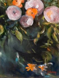 Isabelle DELANNOY - Les Fleurs du Bien N°13 - HST 35x27, 2023