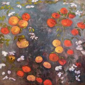 Isabelle DELANNOY - Les Fleurs du Bien N°26 - HST 200x200, 2023