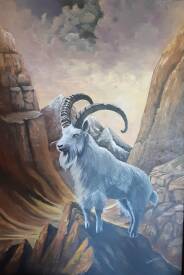 Séverine DELANOUE - Bouquetin dans sa montagne