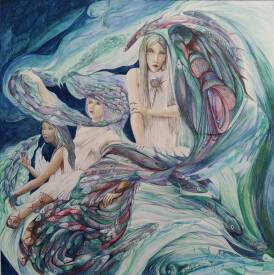 Catherine DELPECH - Le Canapé de poissons