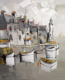 Jean Pierre DOUCHEZ - Le café du port