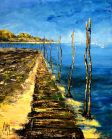 Dominique DUPIN - 240901  Presque marcher sur l'eau...  73x60  20F.JPG