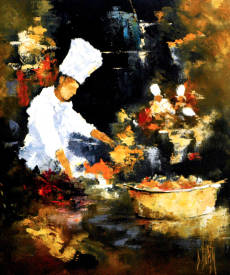 Dominique DUPIN - 6196  En cuisine  73x60  20F.JPG