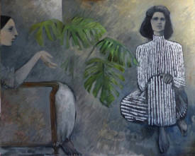 Roxane DURAFFOURG - by Roxane Duraffourg, Grand salon oriental, huile sur toile 120x150cm 2021.JPG