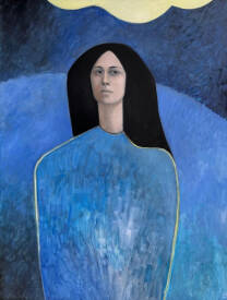 Roxane DURAFFOURG - grand portrait bleu, huile sur toile, 116x89cm Roxane Duraffourg - Copie.jpg