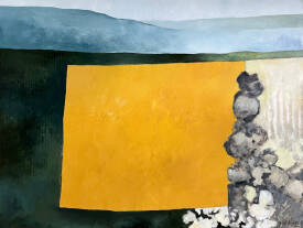 Roxane DURAFFOURG - le grand pré jaune, huile sur toile Roxane Duraffourg.jpeg
