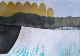 Roxane DURAFFOURG - by Roxane Duraffourg, les arbres ocres, 60x85cm.jpg