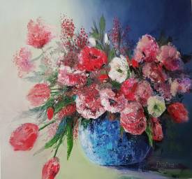 Evelyne Sampério - EBorel - Le vase bleu
