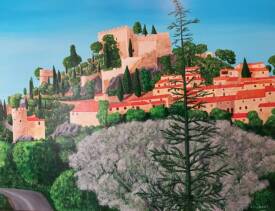 Jaime Climent - El Rosselló - Le village de Castelnou.png