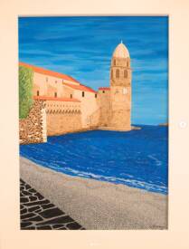 Jaime Climent - El Rosselló - Église Notre dame des Anges de Collioure N°1.png