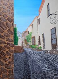 Jaime Climent - El Rosselló - Rue Carrer del Mitg à Castelnou.png