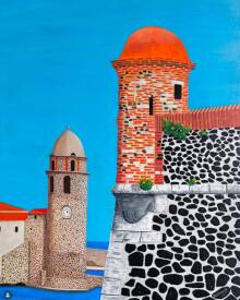 Jaime Climent - El Rosselló - Église Notre dame des Anges de Collioure N°2.png