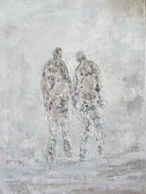 Odile ESCOLIER - vendu 60X80 Dans le fil de la vie