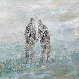 Odile ESCOLIER - 50X50 Un moment de grâce.JPG