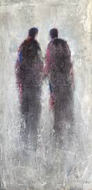 Odile ESCOLIER - 50X100 Dans le sillage des mots.JPG