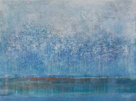 Odile ESCOLIER - 60X80 Au milieu des bois,coule une rivière lumière.jpg